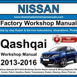 NISSAN QASHQAI J11 2013-2016 service repair manual PDF download