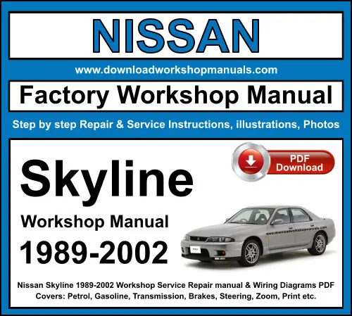 NISSAN Skyline 1989-2002 service repair manual PDF download