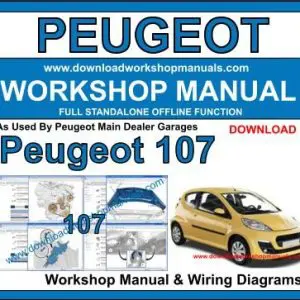 Peugeot 107 2005-2015 service repair manual PDF download