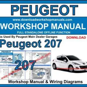 Peugeot 207 2006-2014 service repair manual PDF download