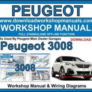 Peugeot 3008 2008-2016 service repair manual PDF download