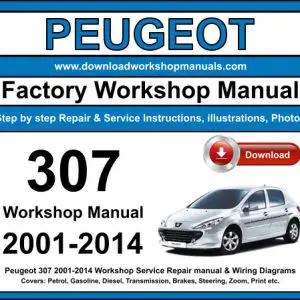 Peugeot 307 2001-2014 service repair manual PDF download