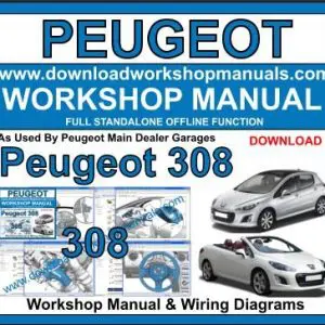 Peugeot 308 2007-2014 service repair manual PDF download