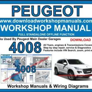 Peugeot 4008 2012-2017 service repair manual PDF download