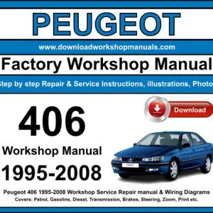 Peugeot 406 1995-2008 service repair manual PDF download
