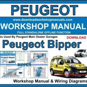 Peugeot Bipper 2008-2017 service repair manual PDF download