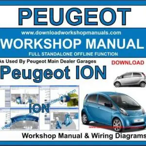 Peugeot ION 2009-2014 service repair manual PDF download