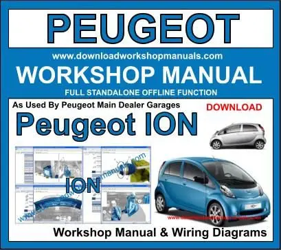 Peugeot ION 2009-2014 service repair manual PDF download
