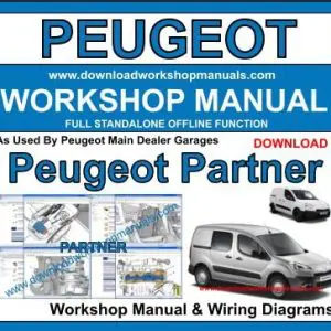 Peugeot Partner 1996-2018 service repair manual PDF download