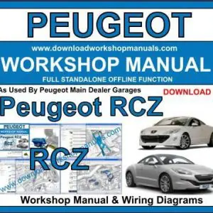 Peugeot RCZ 2009-2015 service repair manual PDF download