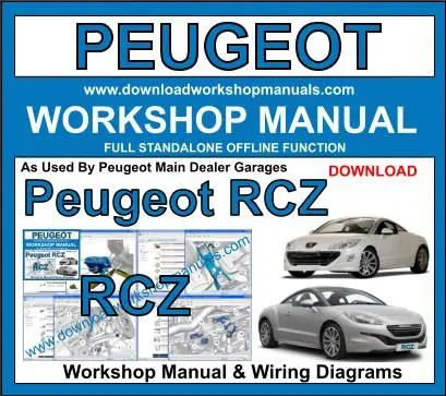 Peugeot RCZ 2009-2015 service repair manual PDF download