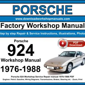 Porsche 924 Turbo 1976-1988 service repair manual PDF download