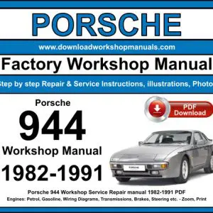Porsche 944 1982-1991 service repair manual PDF download