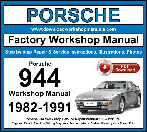 Porsche 944 1982-1991 service repair manual PDF download