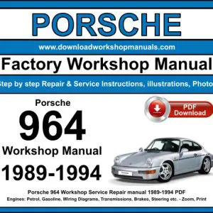 Porsche 964 1989-1994 service repair manual PDF download