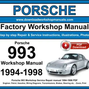 Porsche 993 1994-1998 service repair manual PDF download