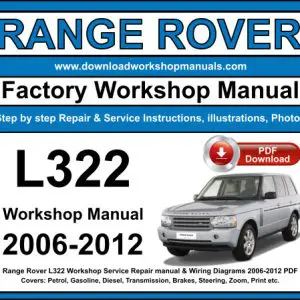 Range Rover L322 2006-2012 service repair manual PDF download