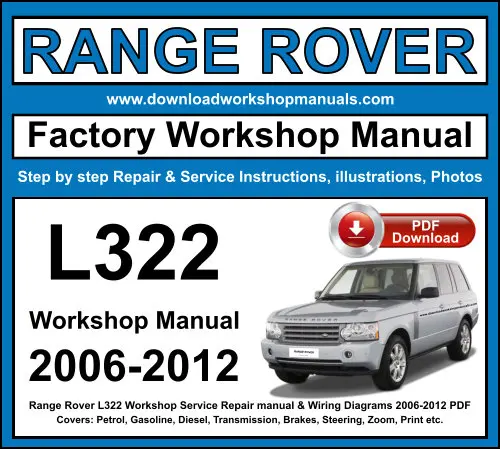 Range Rover L322 2006-2012 service repair manual PDF download