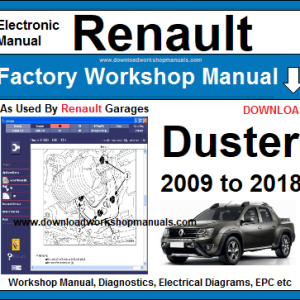 Renault Duster 2010-2017 service repair manual PDF download