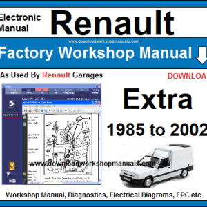 Renault Extra 1985-2000 service repair manual PDF download