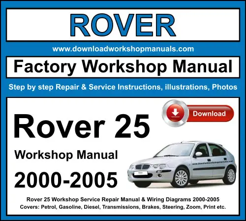 Rover 25 2000-2005 service repair manual PDF download