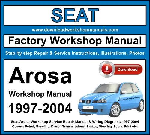 Seat Arosa 1997-2004 service repair manual PDF download