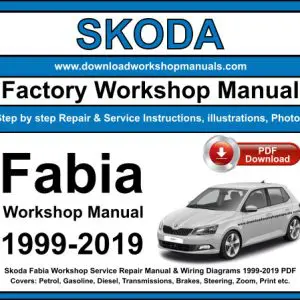 Skoda Fabia 1999-2019 service repair manual PDF download