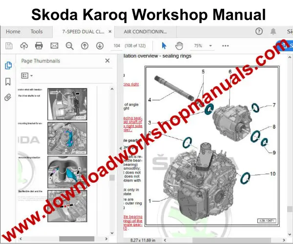 Skoda Karoq Workshop Manual
