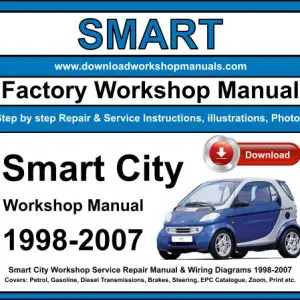 Smart City 1998-2007 service repair manual PDF download