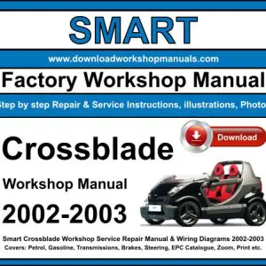 Smart Crossblade 2002-2003 service repair manual PDF download