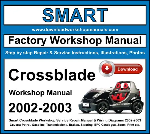Smart Crossblade 2002-2003 service repair manual PDF download