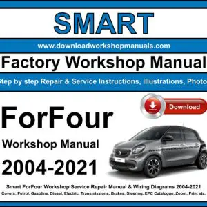Smart Forfour 2004-2021 service repair manual PDF download