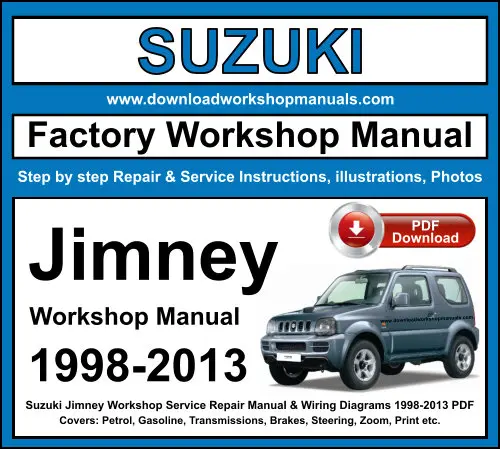 Suzuki Jimny 1998-2013 service repair manual PDF download