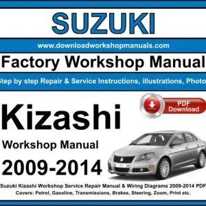 Suzuki Kizashi 2009-2014 service repair manual PDF download
