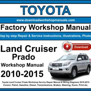 Toyota Land Cruiser Prado 2010-2015 service repair manual PDF download