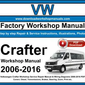 VW Crafter 2006-2016 service repair manual PDF download