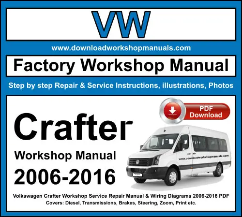 VW Crafter 2006-2016 service repair manual PDF download