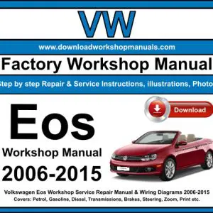 VW EOS 2006-2015 service repair manual PDF download