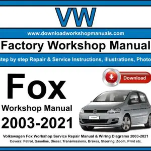 VW Fox 2003-2021 service repair manual PDF download