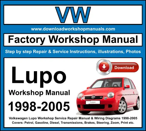 VW Lupo 1998-2005 service repair manual PDF download