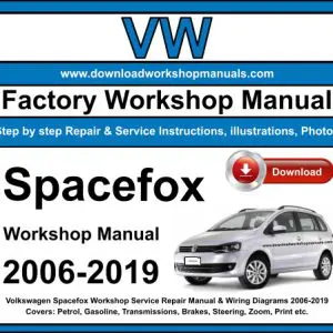 VW Spacefox 2006-2019 service repair manual PDF download