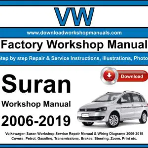 VW Suran 2006 -2019 service repair manual PDF download