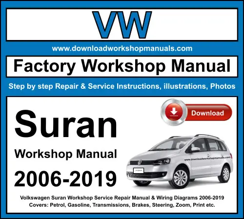 VW Suran 2006 -2019 service repair manual PDF download