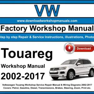 VW Touareg 2002-2017 service repair manual PDF download