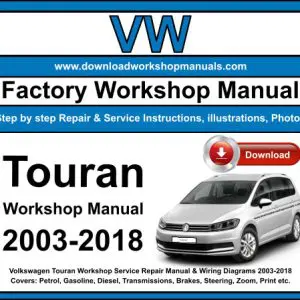 VW Touran 2003-2018 service repair manual PDF download