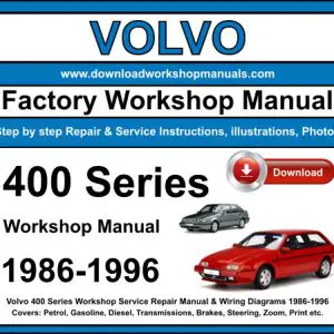 Volvo 400 Series 1986-1996 service repair manual PDF download