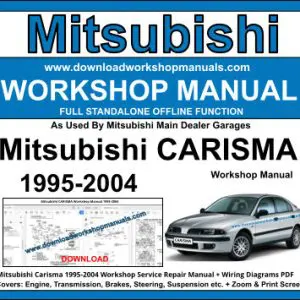Mitsubishi Carisma 1995-2004 service repair manual PDF download