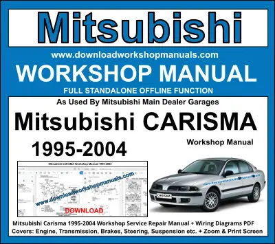 Mitsubishi Carisma 1995-2004 service repair manual PDF download