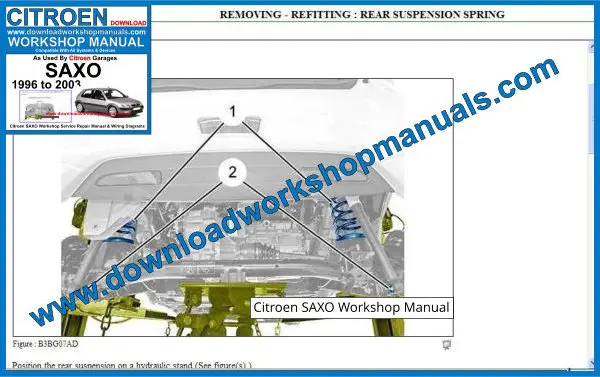 citroen saxo workshop manual download