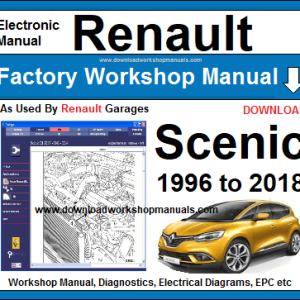 Renault Scenic 1996-2018 service repair manual PDF download